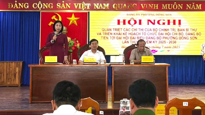 Đảng ủy phường Đồng Sơn: Triển khai kế hoạch tổ chức đại hội chi bộ, đảng bộ cơ sở