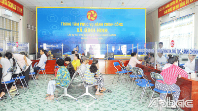 Trung tâm Phục vụ hành chính công xã Bình Ninh: Lấy sự hài lòng của nhân dân để phục vụ