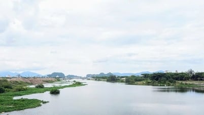Sử dụng cát từ nạo vét sông Cổ Cò đắp lại đập tạm trên sông Vĩnh Điện
