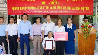 Lữ đoàn 83 (Quân chủng Hải quân) khánh thành, bàn giao nhà tình nghĩa