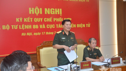 Bộ tư lệnh 86 và Cục Tác chiến điện tử ký quy chế phối hợp trong các hoạt động nghiệp vụ
