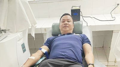 Học viên Cảnh sát nhân dân kịp thời hiến máu cứu người