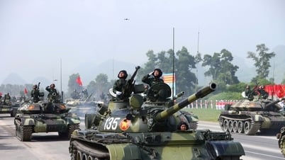 Dàn vũ khí, khí tài chuẩn bị cho lễ diễu binh, diễu hành dịp Quốc khánh 2-9