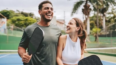 Chơi đánh đôi nam nữ trong thể thao, dễ nảy sinh tình cảm