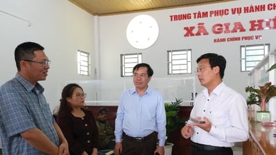Phó Chủ tịch UBND tỉnh Đinh Văn Tuấn kiểm tra vận hành tổ chức bộ máy cấp xã mới tại các xã