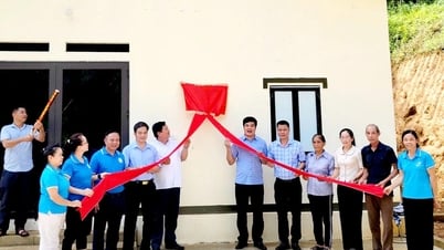 Khánh thành nhà Đại đoàn kết ở Tân Thanh và Bình Ca