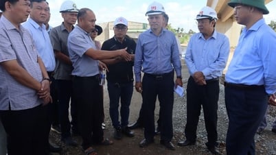 Đoàn công tác UBND tỉnh kiểm tra tình hình thực hiện các dự án giao thông trọng điểm