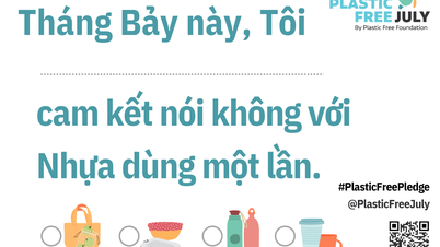 Hưởng ứng Chương trình tháng Bảy không nhựa dùng một lần