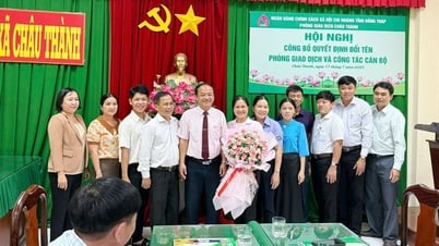 Công bố Quyết định đổi tên Phòng Giao dịch Ngân hàng Chính sách xã hội và công tác cán bộ