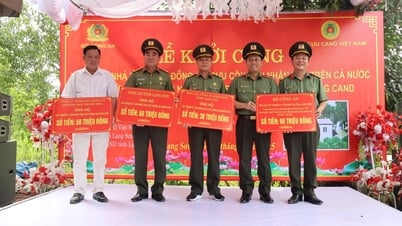Khởi công xây dựng nhà tặng Cựu Công an nhân dân