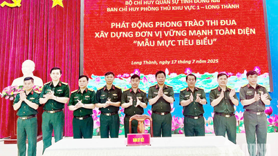 El Comando de Defensa de la Región 1 – Long Thanh lanzó una competencia para construir una unidad fuerte e integral.