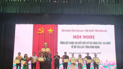 Trao giải cuộc thi viết bút ký và sáng tác ca khúc về lực lượng vũ trang