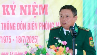 Họp mặt kỷ niệm 50 năm Ngày truyền thống Đồn Biên phòng Mỹ Long
