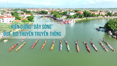 Kiến Giang “dậy sóng” đua, bơi thuyền truyền thống
