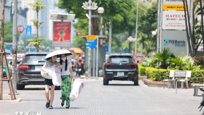Nắng nóng gay gắt tại khu vực Bắc Bộ, có nơi trên 38 độ C