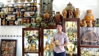 Đam mê sưu tập dòng gốm Châu Ổ