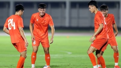 Viện binh của U23 Việt Nam đã đến Indonesia để đấu Lào