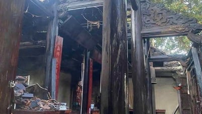 Di tích quốc gia chùa Báo Quốc bị cháy