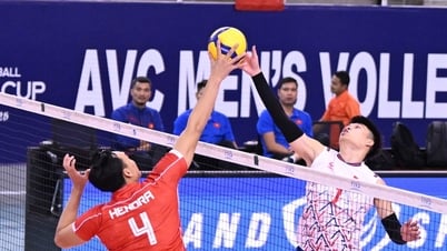 ทีมเวียดนามพ่ายแพ้ให้กับอินโดนีเซียอีกครั้งในการแข่งขันวอลเลย์บอล SEA V.League