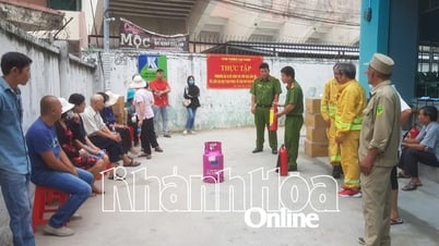 Tuyên truyền Luật Phòng cháy, chữa cháy và cứu nạn, cứu hộ tại 2 phường Cam Ranh và Bắc Cam Ranh