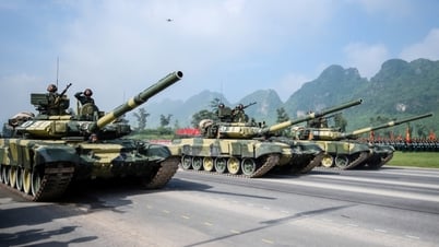 Hào hùng buổi hợp luyện diễu binh, diễu hành chuẩn bị cho đại lễ 02/9