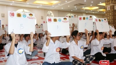 Hội thi “Rung chuông vàng” tìm hiểu kiến thức pháp luật về trật tự an toàn giao thông
