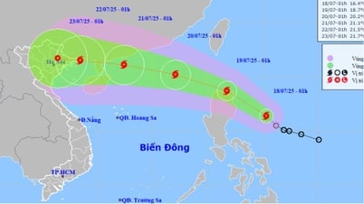Bão số 3 sắp vào Biển Đông, hướng về bán đảo Lôi Châu