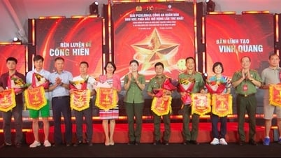 650 VĐV tham gia Giải Pickleball CAND khu vực phía Bắc mở rộng lần thứ nhất