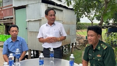 Động viên lực lượng làm nhiệm vụ trên tuyến biên giới Vĩnh Xương