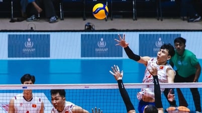 Bóng chuyền nam Việt Nam - Thái Lan (set 3) 1-1: Việt Nam hưng phấn