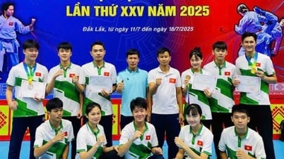 Đoàn Karate Điện Biên đạt thành tích cao tại Giải vô địch các CLB Karate quốc gia năm 2025