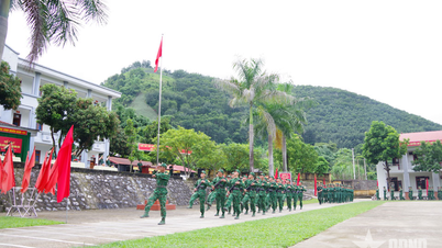 Ban chỉ huy Bộ đội Biên phòng tỉnh Điện Biên bế giảng khóa huấn luyện chiến sĩ mới năm 2025