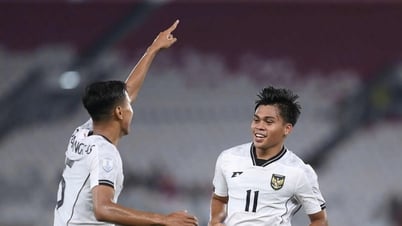U23 Philippines - U23 Indonesia (hết hiệp 1) 0-1: U23 Indonesia vươn lên nhờ bài ném biên