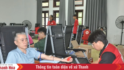 Tiếp nhận 1.300 đơn vị máu tại ngày hội “Giọt hồng Xứ Thanh