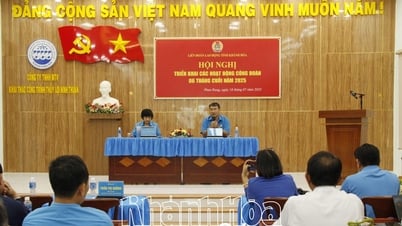 Triển khai các hoạt động công đoàn 6 tháng cuối năm