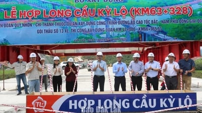 Hợp long cầu có chiều dài lớn nhất Dự án Cao tốc Bắc - Nam
