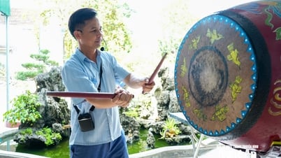 Visitez Quan Thanh et rencontrez le célèbre artisan du tambour sacrificiel de Nghe An