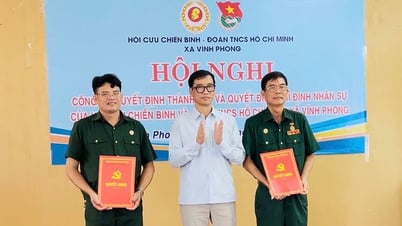 Thành lập Hội Cựu chiến binh và Đoàn Thanh niên Cộng sản Hồ Chí Minh xã Vĩnh Phong