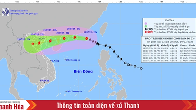 Bão số 3 tiếp tục mạnh lên, gió giật cấp 14, tiến rất nhanh về Vịnh Bắc Bộ
