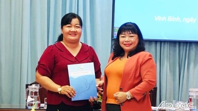 Đồng chí Huỳnh Thị Thùy Liên giữ chức vụ Chủ tịch Hội LHPN xã Vĩnh Bình