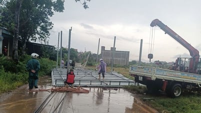Bắc Ninh: Mưa to gây tốc mái, gãy đổ cây xanh ở một số địa phương