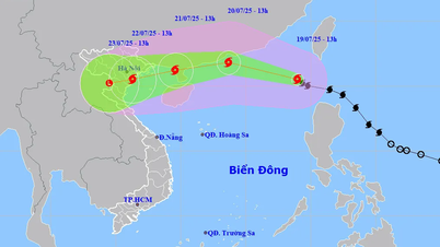 Dự báo bão số 3 (Wipha) đi vào đất liền, gây mưa to ở Bắc bộ và Bắc Trung bộ