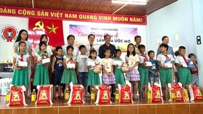 Tặng hơn 70 suất quà cho người dân xã Trà Tân