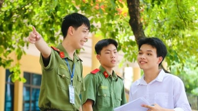 Loạt trường công an công bố điểm thi đánh giá năng lực