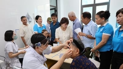 Hơn 700 đối tượng chính sách xã Mê Linh được khám sức khỏe