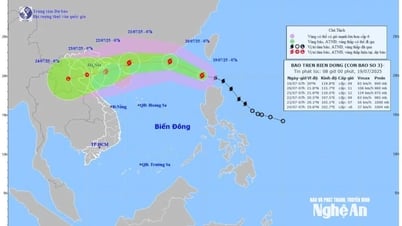 Cảnh báo bão số 3 WIPHA di chuyển nhanh, vùng ảnh hưởng rộng, từ ngày 20/7 có mưa to đến rất to ở các tỉnh Bắc Bộ, Thanh Hóa, Nghệ An và Hà Tĩnh