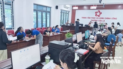 “Ngày thứ Bảy vì dân”, giải quyết thủ tục hành chính nhanh, gọn tại các phường, xã ở Nghệ An