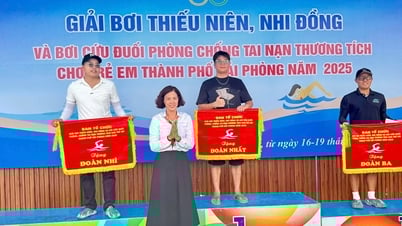 Bế mạc Giải Bơi thiếu niên, nhi đồng và Bơi cứu đuối phòng, chống tai nạn, thương tích trẻ em thành phố năm 2025