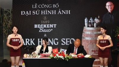 Coach Park Hang Seo officially becomes the image ambassador of the craft beer brand 1689 BECKENT BAUER in Vietnam