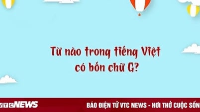 คำศัพท์ภาษาเวียดนามใดมี 4 G?